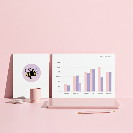 clean minimal high-end beauty brand dashboard with aesthetic charts pastel violet accents and influencer profile portraits in light airy room